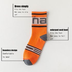 Men Athletic Socks Cushion Running Socks Performance Breathable Crew Socks Outdoor Sports Socks For Fitness Cycling