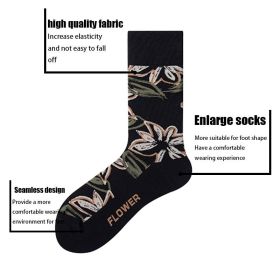Men Colorful Compression Running Socks Crew Athletic Hiking Wicking Anti Blister Cushioned Anti-odor And Breathable For Running Hiking Cycling Fitness