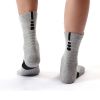 Compression Running Socks For Men Crew Athletic Hiking Wicking Anti Blister Cushioned Anti-odor And Breathable For Running Hiking Cycling Fitness