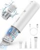 MOOKA Cordless Car Vacuum Rechargeable, 1.1LB Lightweight Portable Mini Vacuum for Car,Home, Dual Filtration Handheld Vacuum Cleaner with Blower