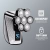 MAX-T Electric Hair&Beard Shaver,Waterproof Rechargeable Grooming Kit, Bald Head Electric Razor for Head&Face with USB Charge