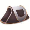 3-4 Person Easy Pop Up Tent Automatic Setup 2 Doors-Instant Family Tents for Camping Hiking & Traveling portable tent with portable bag