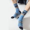 Men Athletic Socks Cushion Running Socks Performance Breathable Crew Socks Outdoor Sports Socks For Fitness Cycling