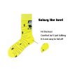 Men's Crew Work Socks Cushioned Boot Socks Wicking Athletic Socks For Hiking Sports Running