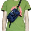 [Deluxe Classics-Blue] Multi-Purposes Fanny Waist Pack / Back Pack / Travel Lumbar Pack