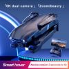 4DRC V13 RC Drone 6K HD Dual Camera WiFi FPV Foldable Quadcopter +2 Battery