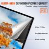VEVOR Projector Screen Fixed Frame 100inch Diagonal 16:9 4K HD Movie Projector Screen with Aluminum Frame Projector Screen Wall Mounted for Home Theat