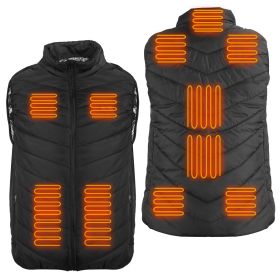 Heated Vest Electric USB Jacket Men Women Heating Coat Thermal Body Warmer Wear with 3 Temperature Levels (Option: HeatedVestS)