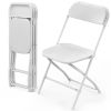 6PCS Plastic Outdoor Folding Chair with 330 lbs Weight Capacity Comfortable Activity Chair - Lightweight Folding Chair for Indoor and Outdoor Dining P