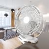 10000mAh Rechargeable Portable Fan, 8-Inch Battery Operated Clip on Fan, USB Fan, 4 Speeds, Strong Airflow