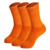 Athletic Sport Socks 3 Pairs Breathable Cotton Crew Socks Shoe Size 5 to 10
