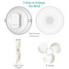 10000mAh Rechargeable Portable Fan, 8-Inch Battery Operated Clip on Fan, USB Fan, 4 Speeds, Strong Airflow