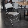 6PCS Plastic Outdoor Folding Chair with 330 lbs Weight Capacity Comfortable Activity Chair - Lightweight Folding Chair for Indoor and Outdoor Dining P
